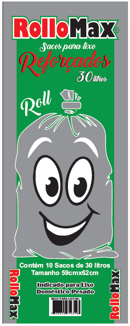 Sacos  para lixo  Rollomax Roll 25x10x30l