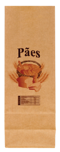 Saco Kraft 1 kg c/500 1ºlinha Irani- medidas 15cmx28cm