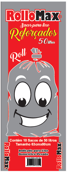 Sacos  para lixo  Rollomax Roll 25x10x50l
