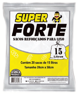 SACO P/LIXO Superforte almofadas 25x20x15l