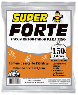 SACO P/LIXO SUPERFORTE Almofadas 25x05x150l