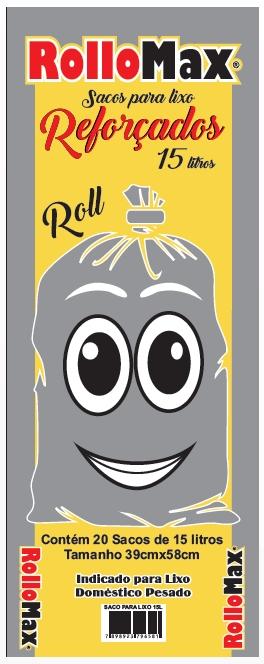 Sacos  para lixo  Rollomax Roll 25x20x15l